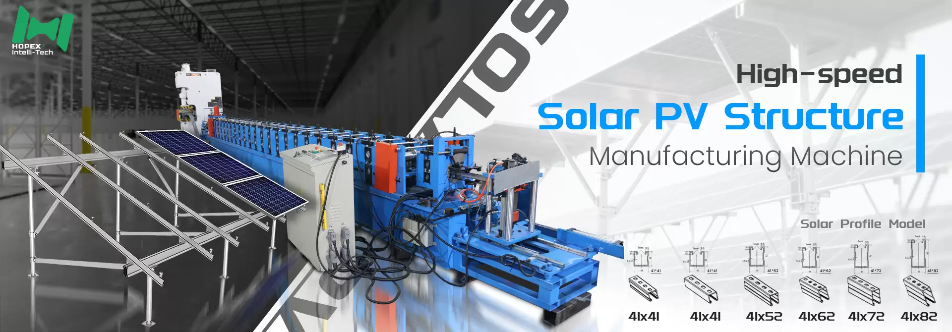 roll forming machine for solar structure