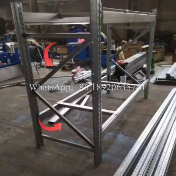 rack system bracing roll forming machine