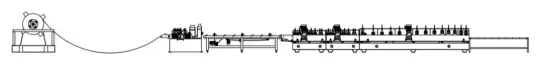 Professional cable tray making machine
