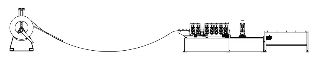 Professional cable tray making machine
