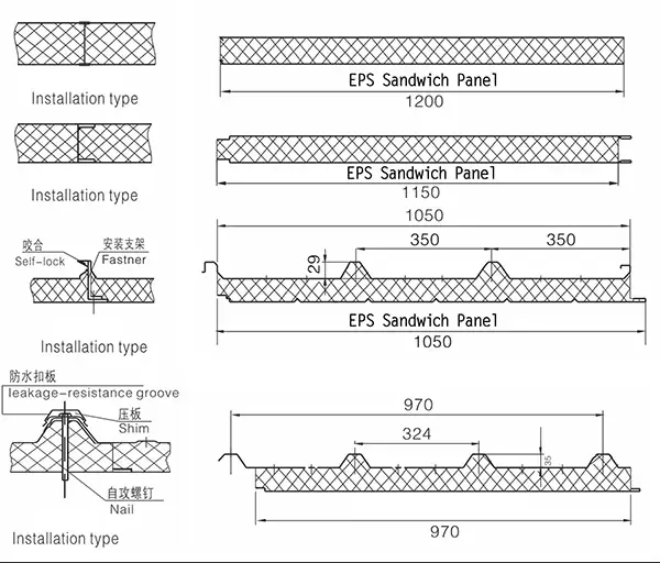 EPS Sandwich Panel Roll Forming Machine Production Line EPS Sandwich Panel Roll Forming Machine Production Line