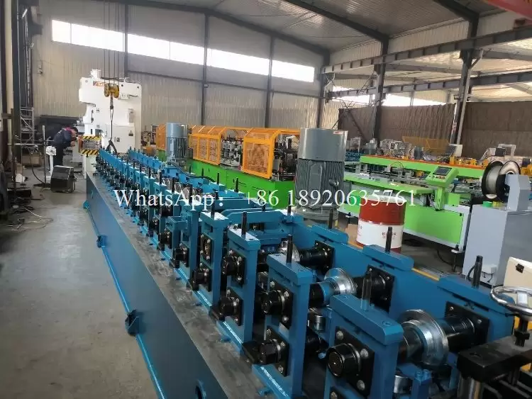 Metal Shelf Upright Roll Forming Machine Production Line