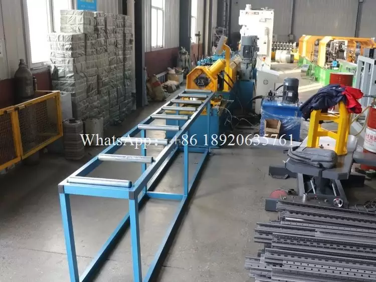 Shelf Upright Rack Roll Forming Machine Production Line