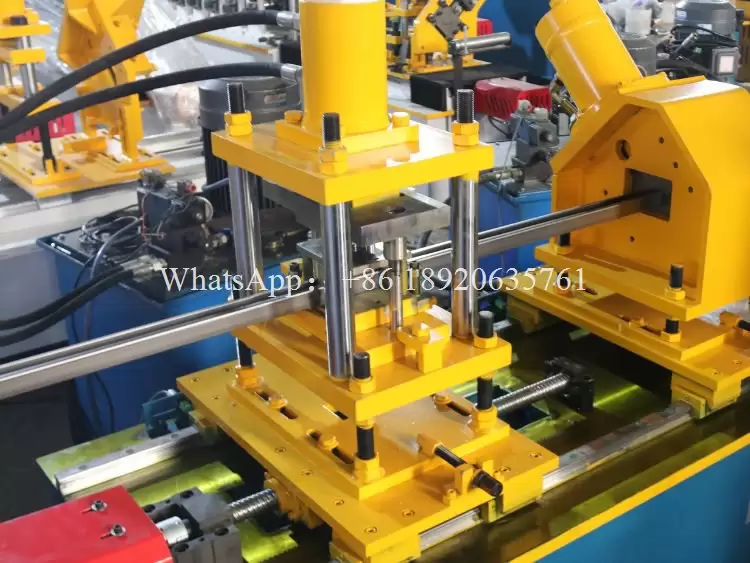 Storage Rack Roll Forming Machine Line For Making Rack Bracing Production