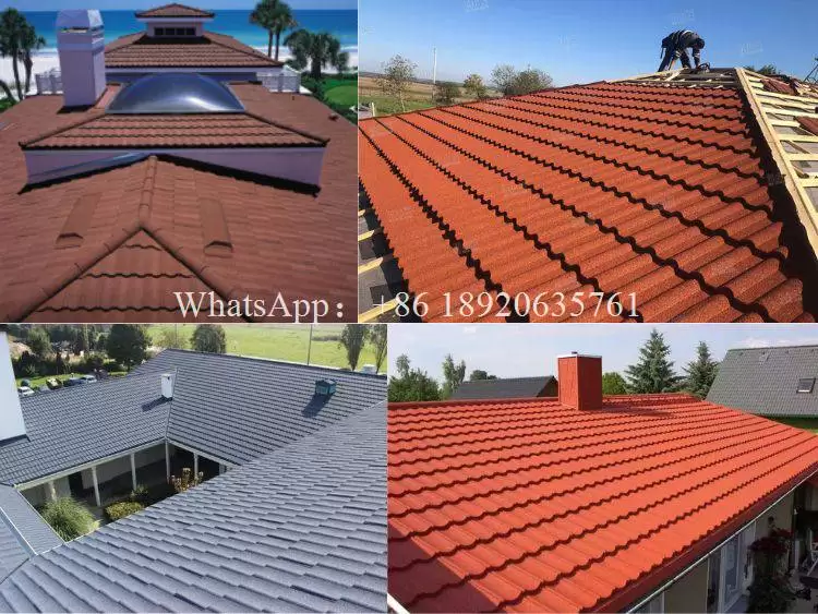 roof sheet stone coated machine
