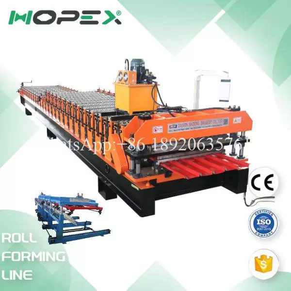 Full-automatic metal roof sheet making machine line