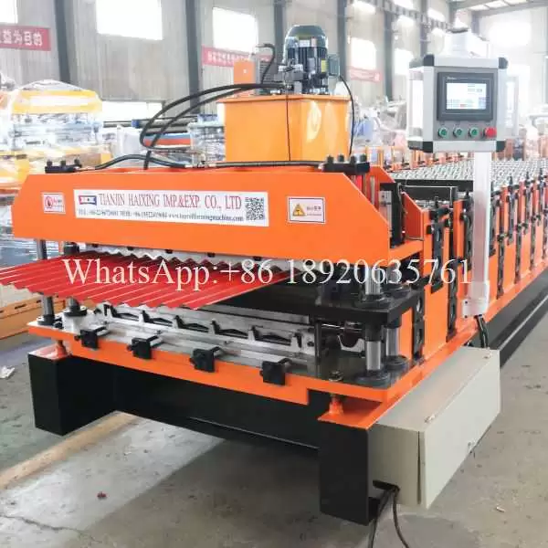 Full-automatic metal roof sheet making machine line