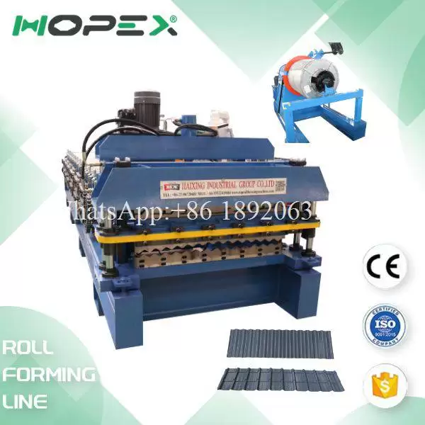 Double Layer Metal Roofing Sheet Roll Forming Machine Line