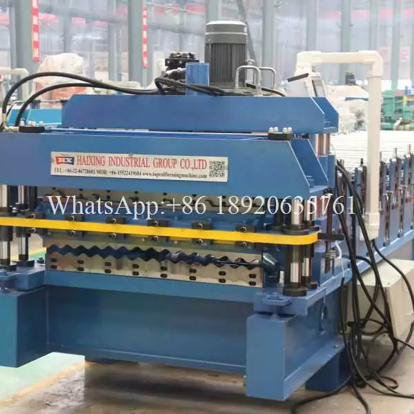 Double Layer Metal Roofing Sheet Roll Forming Machine Line