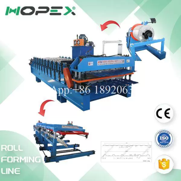 Professional trapezoidal sheet machine line
