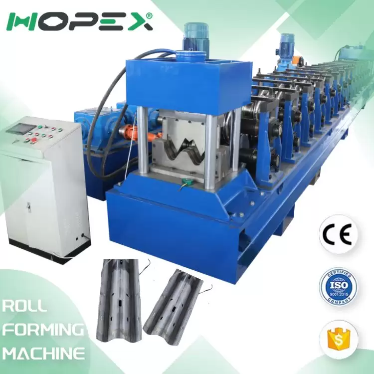 Two waves highway guardrail roll forming machine