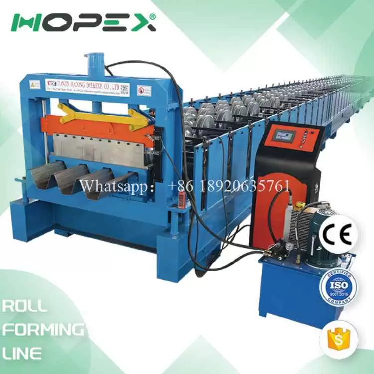 Professional metal deck forming machine line