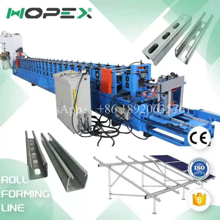 Solar Strut Channel Roll Forming Machine