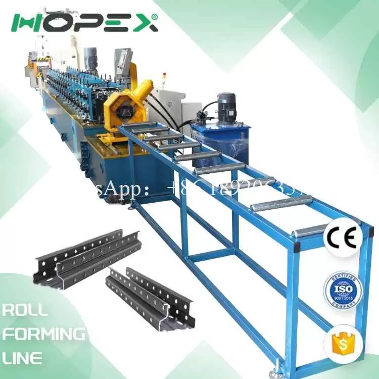 Shelf Upright Rack Roll Forming Machine Production Line