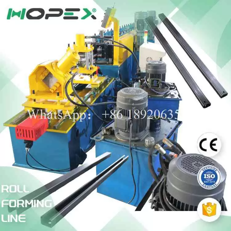 Storage Rack Roll Forming Machine Line For Making Rack Bracing Production