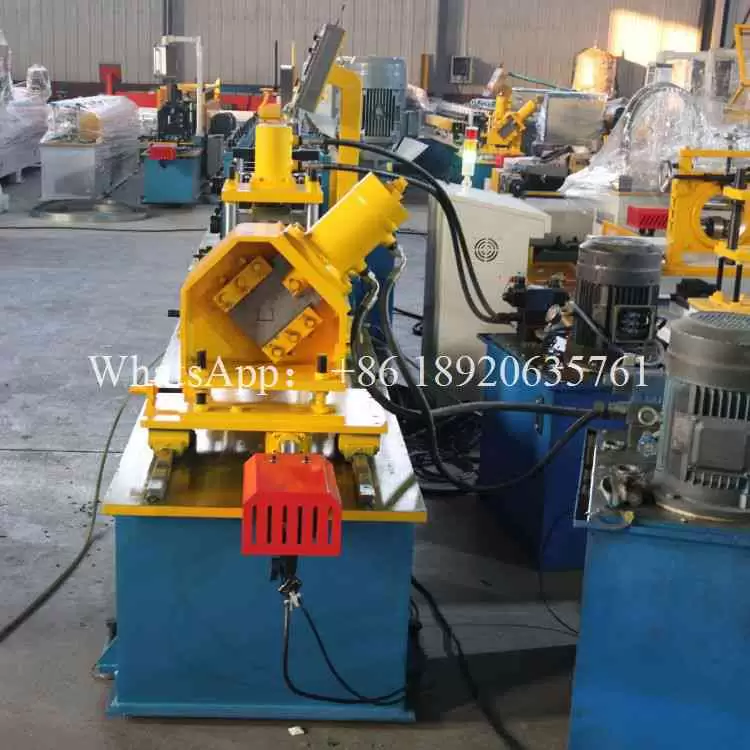 Storage Rack Roll Forming Machine Line For Making Rack Bracing Production